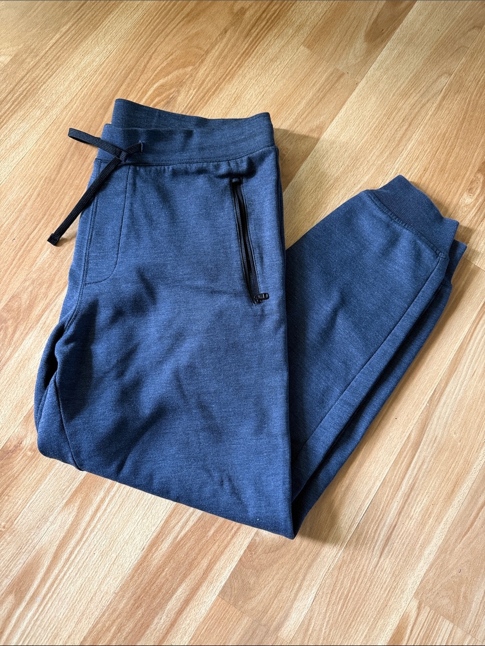 J. Crew Men's Navy Zip-Pocket Joggers
